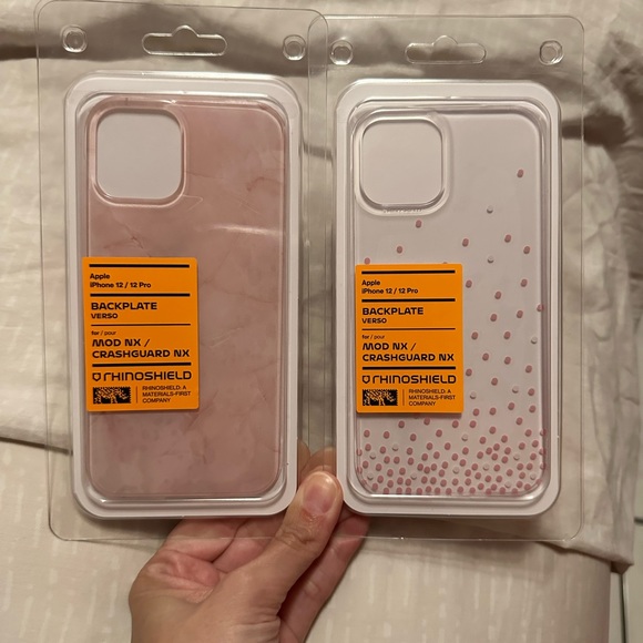 Rhinoshield Mod NX in pink, backplates in Himalayan Pink / Sand of the Hourglass - Picture 5 of 5